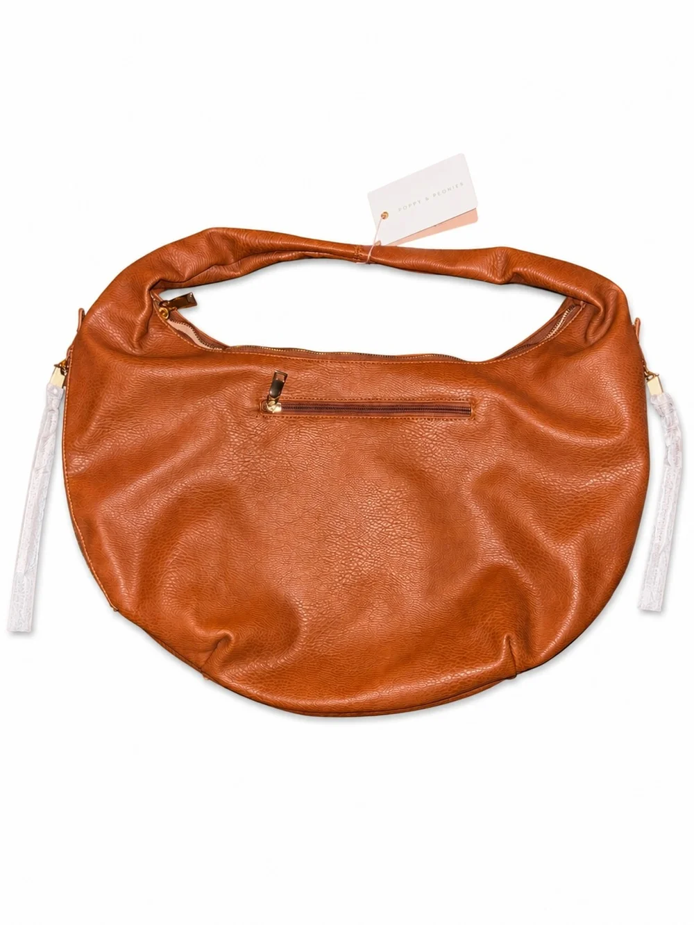 Poppy & Peonies - BRAND NEW - Large Chestnut Hobo with Matching Wallet